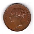 Great Britain. Victoria. Penny 1854. dy18663