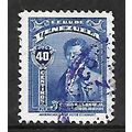 VENEZUELA 1940 INDEPENDENCE ISSUE 40c BLUE DIEG...
