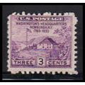 752 3c Washington's Hdqs Average Plus MNH O4676