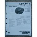 Sony D-151 / 151C Service Manual