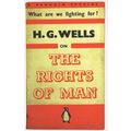 HG Wells The Rights Of Man 1940 Book Postcard