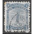 NZ NEW ZEALAND 1902 QV LIFE INSURANCE P11 WMK S...