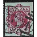 1890's Cutout 1 Penny - fine used (o)