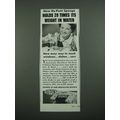 1938 Du Pont Sponge Ad - Holds 20 Times Its Wei...