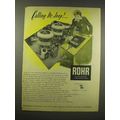 1944 Rohr Aircraft Ad - Calling Dr. Jeep