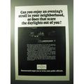 1969 Hammermill Bond Paper Ad - Scare Daylights...