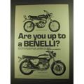 1972 Benelli 65CC Mini Enduro and 650CC Tornado...