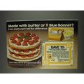 1982 Blue Bonnet Margarine Ad - Made with Butter?