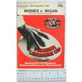 1980 programme Widnes v. Wigan, Lancashire Cup ...