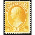O9, Mint OG H 30¢ Official Stamp SCV $550.00 - ...