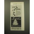 1959 Warner Bros. Records Ad - Great Greeley 22 Christmas Best Loved Piano