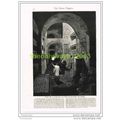GALLERY IN THE CATACOMBS, ROME ITALY, Book Illu...