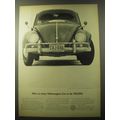 1960 Volkswagen Bug Ad - Why so many Volkswagens live to be 100,000