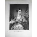 Harriet Martineau - steel engraving - 1876 - Du...