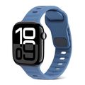 Square Buckle Stripes Silicone Watch Band, For ...