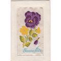 A951 EMBROIDERED 1ST WORLD WAR SILK POSTCARD - ...