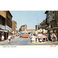 1977 postcard Market Day, Ormskirk
