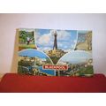multiview, BLACKPOOL, LANCASHIRE. used postcard...
