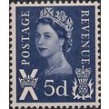 GB QEII 1968 Scotland 5d Royal Blue Unmounted M...