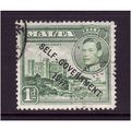 MALTA 1948 SG 236 1d GREEN SELF GOVERNMENT FINE...