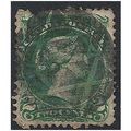 Canada 1868 SG57 2c Deep Green Filler .. .