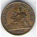 FRANCE 50 CTS 1922