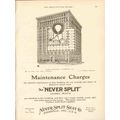 never split seat company 1911 park building pit...