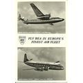 Aviation BEA "Europe's Finest Air Fleet" Postcard