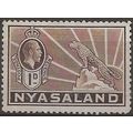 Nyasaland (BCA) 1934 SG115 1d Brown Mounted Min...