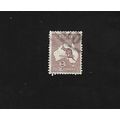AUSTRALIA STAMP - TWO SHILLING- KANGAROO. #AUS/30.