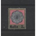 Malta.SG468 3m Bee on honeycomb.Mounted Mint.May25