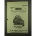 1922 H.B. Smith Patent Sander Ad - Woodworking