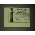 1922 H.P. Townsend Riveting Machine Ad - Multi-...