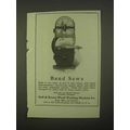 1922 Hall & Brown Band Saws Ad