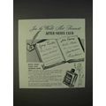 1940 Aqua Velva After Shave Ad - Most Prominent...