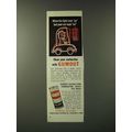 1960 Gumout Carburetor Cleaner Ad - When the li...
