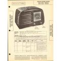 STEWART-WARNER model C51T1 C51T2 5 tube AM radi...