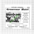 Grosvenor Hotel Edinburgh Small Advert - 1964 C...
