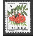 POLAND 1995 RED BERRIES POSTAL RATE A ROWAN TRE...