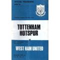 1972/73 Tottenham Hotspur / Spurs vs West Ham *...