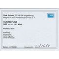 Mi: 163AZzb MNH 1945 SBZ Certificate Cat € 250