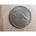 Australia 1944 1d Penny Coin