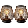 DECORKEY Set of 2 Battery Operated Lamp LED Tab...