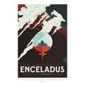 Visions of the Future NASA Enceladus Poster Can...