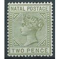 Natal 1887 SG107 2d Olive-Green Die II Mounted ...