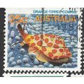 AUSTRALIA, MOLLUSC, Orange Tipped Cowrie, blue ...