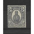 Turks&Caicos.SG162 1/4d Turk's-head Cactus (Bla...