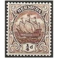 Bermuda 1910 SG44 1/4d Brown Mounted Mint . .. .