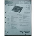 SONY D-T10 / T100 Original Service manual