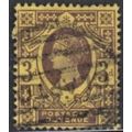 GB, 1887-92 3d deep purple/yellow, SG 203 (Scot...